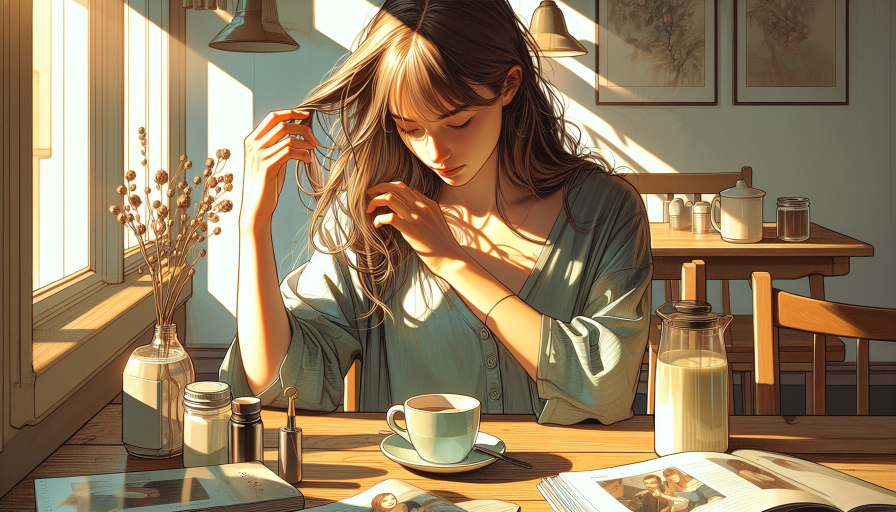 女子が会話中に髪を触る理由と心理を探る/