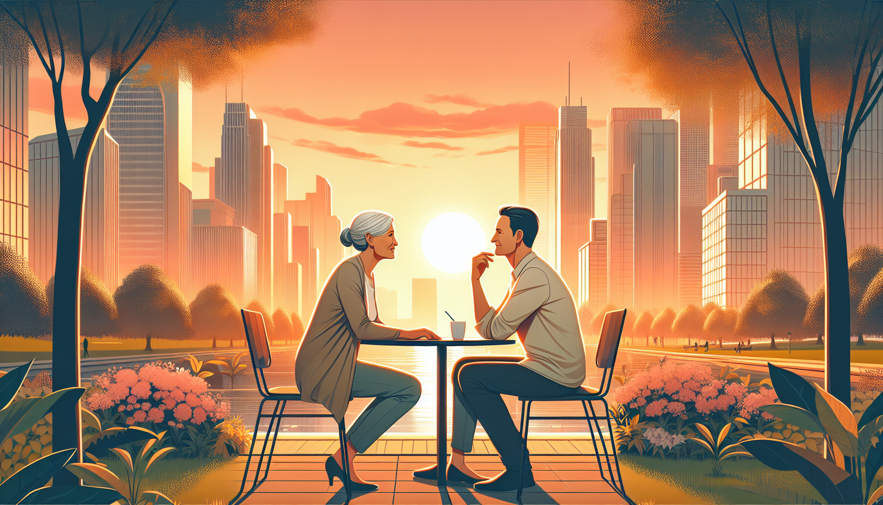 50代女性と30代男性カップルの未来と社会的視点/